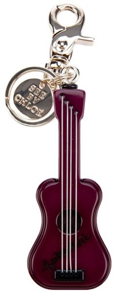 See By Chloé Guitar Key Chain - Lyst