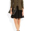 Stella Mccartney Natalie Wool Blend Tweed Jacket in Brown (bark) - Lyst