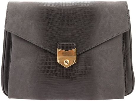 Yves Saint Laurent Classic Satchel in Gray (grey) - Lyst