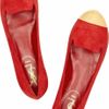 Yves Saint Laurent Evalyn Suede and Metal Loafers in Red - Lyst