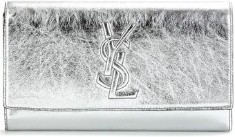 Yves Saint Laurent Belle De Jour Patent Leather Clutch - Lyst