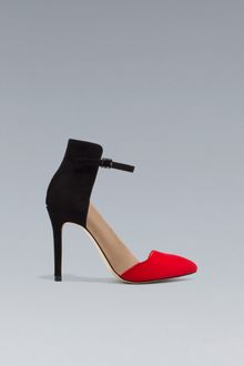 Zara Vamp Shoe with Heel Back and High Heel - Lyst