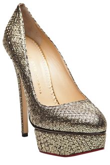 Charlotte Olympia Pricilla Python Pumps - Lyst
