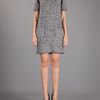 Lanvin Embellished Dress in Blue - Lyst