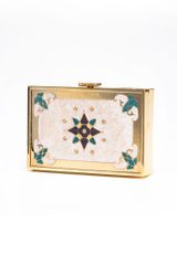 Lena Erziak Khalil Enamel Clutch Bag