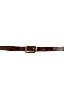 Maison Boinet Skinny Leopard Print Waist Belt - Lyst