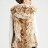 Michael Kors Patchwork Coyote Fur Hooded Vest in Brown (natural) - Lyst
