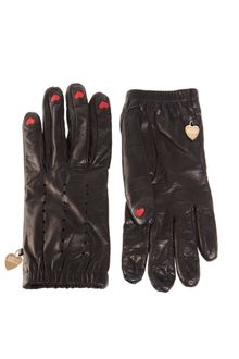 Moschino Cheap & Chic Heart Finger Gloves - Lyst