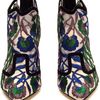 Nicholas Kirkwood Belle Epoque Embroidered Mesh Boots in Green (taupe) - Lyst