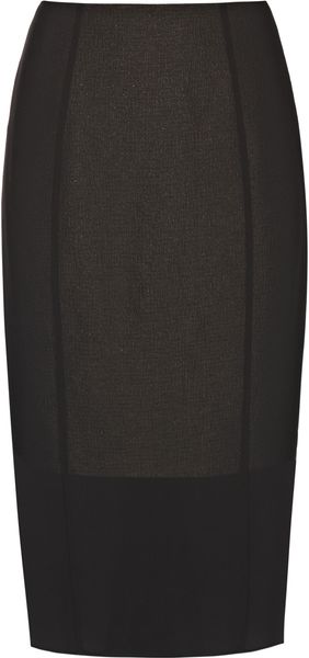 Reiss Pleat Detail Skirt - Lyst