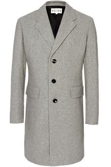 Reiss Overcoat - Lyst