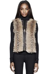 Tory Burch Isadora Fur Vest
