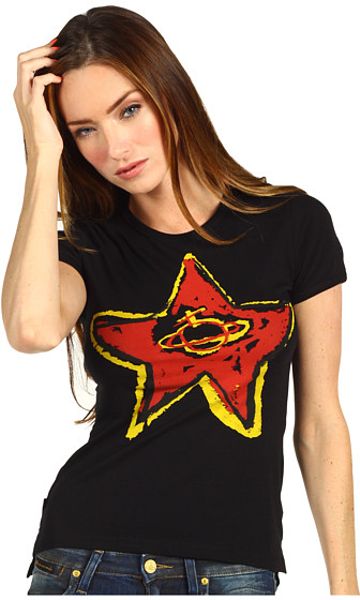 Vivienne Westwood Anglomania Lee Monday Tee in Black (b) - Lyst