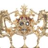 Alexander Mcqueen Unicorn Knuckleduster Embroidered Clutch in Black (gold) - Lyst
