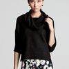 Bcbgmaxazria Oversize Cowl Neck Reece Sweater in Black - Lyst