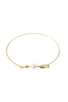 Delfina Delettrez Pearl Gold Cupid Bracelet - Lyst