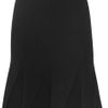 Donna Karan New York Pleated Woolblend Crepe Skirt in Black - Lyst