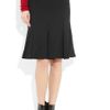 Donna Karan New York Pleated Woolblend Crepe Skirt in Black - Lyst