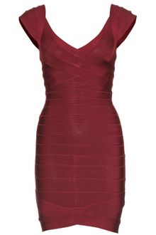 Hervé Léger Hervé Léger Nannette Bandage Dress - Lyst
