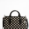 Kate Spade Sylvie Patent Leather Satchel in Black (black/ beige) - Lyst