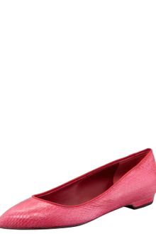 Lanvin Snakeskin Pointedtoe Flat - Lyst