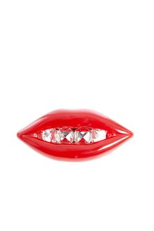 Lanvin Les Yeux Delsa Lips Brooch - Lyst