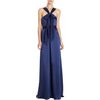 Prabal Gurung Halter Gown in Blue (navy) - Lyst
