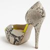 Steven By Steve Madden Amplifyd Platform Pump in Beige (natural snake) - Lyst