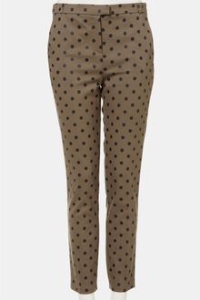 Topshop Topshop Polka Dot Cigarette Leg Pants - Lyst