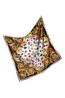 Versace Ladybug Printed Silk Square Scarf - Lyst