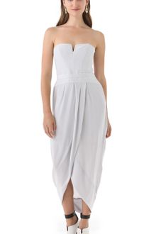 Zimmermann Strapless Lace Back Dress - Lyst