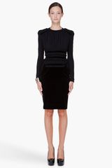 Altuzarra Black Surya Velvet Dress