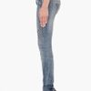 Balmain Faded Blue Biker Jeans in Blue - Lyst