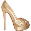 Christian Louboutin Aborina in Gold - Lyst