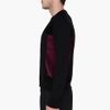 Christopher Kane Black Flock Panel Sweater in Black for Men - Lyst