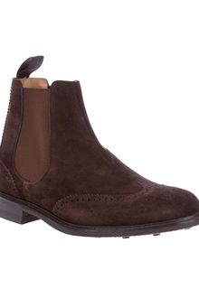 Church's Brogue Chelsea Boot - Lyst