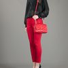 Dolce & Gabbana Quilted Shoulder Bag in Red - Lyst