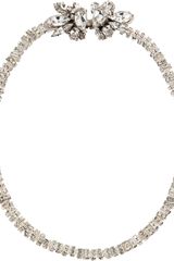 Erickson Beamon Crystal Short Square Rondelle Necklace
