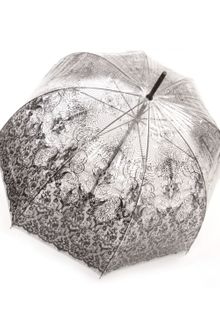 Jean Paul Gaultier Transparent Lace Print Umbrella - Lyst