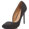L.a.m.b. Harlie Ii Suede Pumps in Black - Lyst