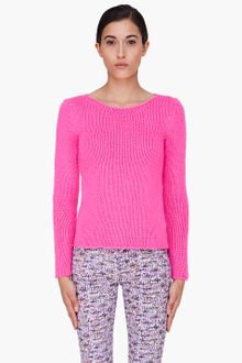 Marc By Marc Jacobs Pink Wool Nadia Sweater - Lyst