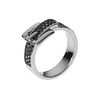 Michael Kors Pave Buckle Ring Silver Color in Silver (5) - Lyst