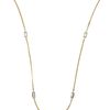 Michael Kors Chain and Crystal Necklace Golden in Gold (golden) - Lyst