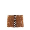 Proenza Schouler Chieko Deer Fur Clutch with Nylon Canvas Back in Multicolor - Lyst