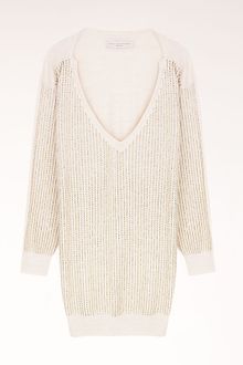Stella McCartney Embroidered Shine V Neck Jumper - Lyst