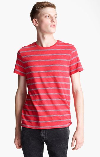 Topman Stripe Tshirt - Lyst