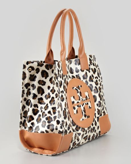 tory burch cheetah tote