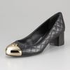 Tory Burch Kaitlin Quilted Metaltoe Pump in Black (irish moss) - Lyst