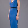 Victoria Beckham Sleeveless Dress in Blue - Lyst