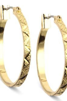 Anne Klein Goldtone Small Hoop Earrings - Lyst